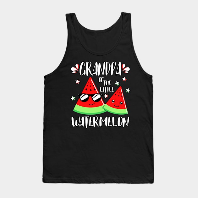 Grandpa Of The Little Watermelon Tank Top by JaroszkowskaAnnass